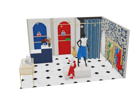 Corner shop de la boutique 3D